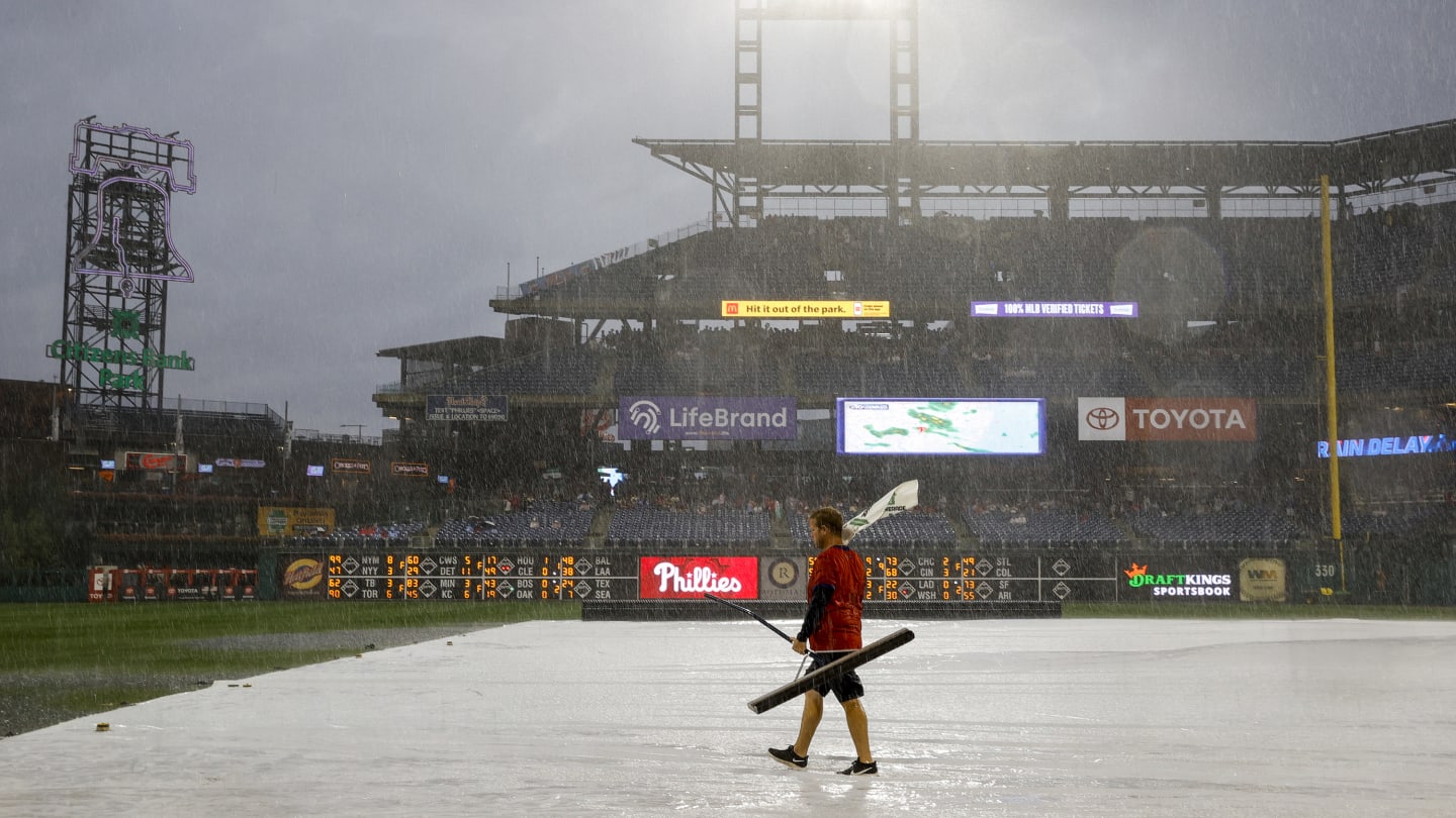 REPORT:MLB Opening Day 2024: Rain postpones Braves-Phillies and Brewers-Mets games until Friday